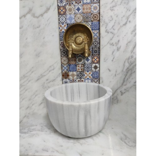 Marmara Çanak Mermer Kurna