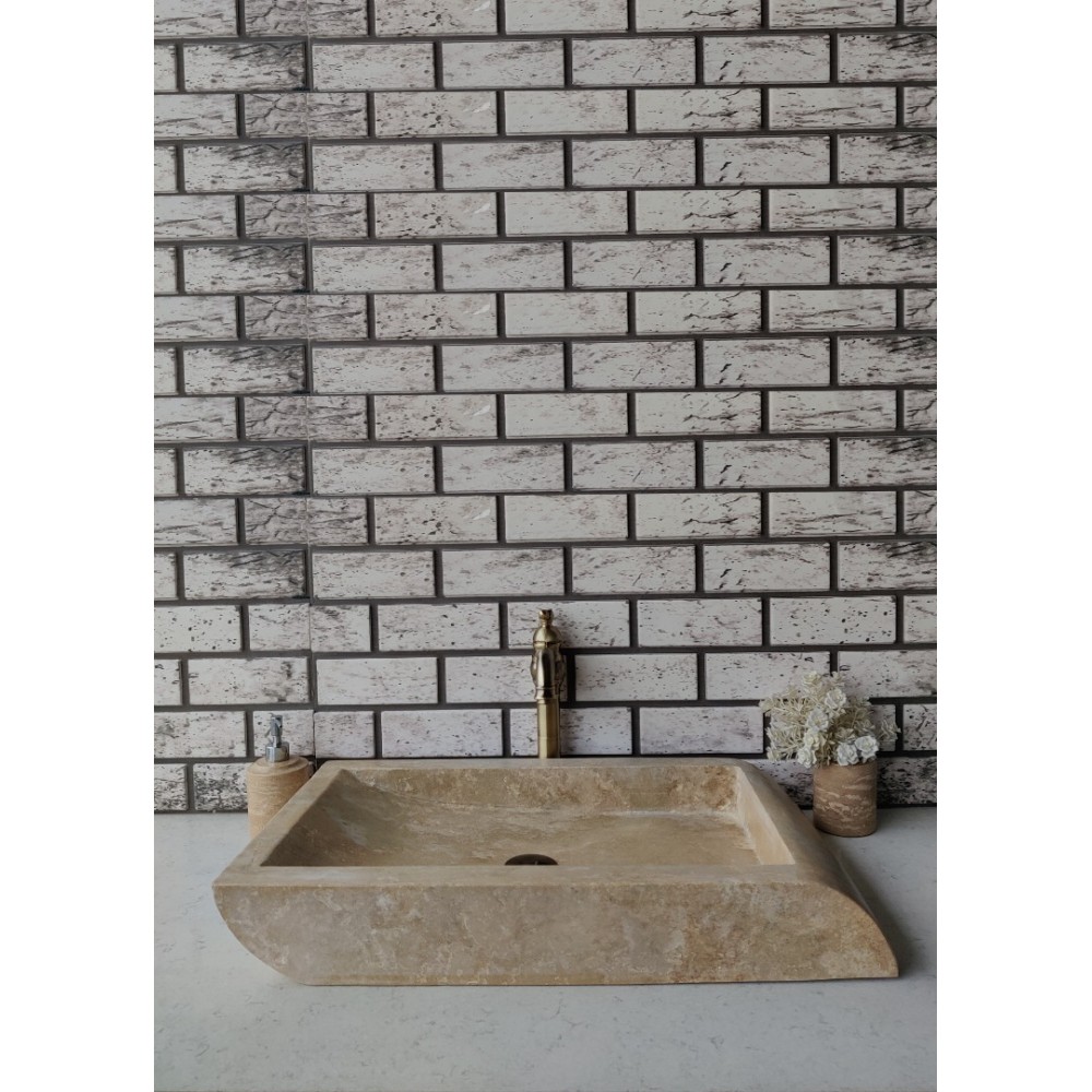 Traverten Edge Mermer Lavabo Traverten Edge Mermer Lavabo