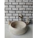 Traverten Lid Teker Mermer Lavabo