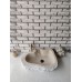 Traverten Naturel Elips Mermer Lavabo Traverten Naturel Elips Mermer Lavabo