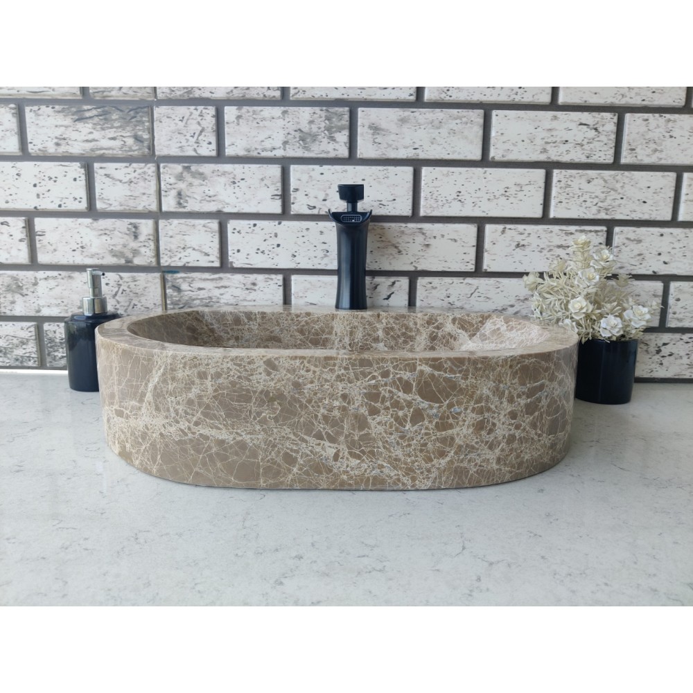 Emparador Oval Mermer Lavabo Emparador Oval Mermer Lavabo