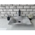 Silver Traverten Undate Mermer Lavabo Silver Traverten Undate Mermer Lavabo