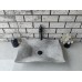 Silver Traverten Undate Mermer Lavabo Silver Traverten Undate Mermer Lavabo