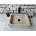 Traverten Dik Patlatma Mermer Lavabo Traverten Dik Patlatma Mermer Lavabo
