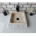 Traverten Mikro Patlatma Mermer Lavabo