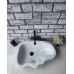 Beyaz Naturel Elips Mermer Lavabo