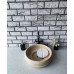 Traverten Pahlı Lid Teker Mermer Lavabo Traverten Pahlı Lid Teker Mermer Lavabo