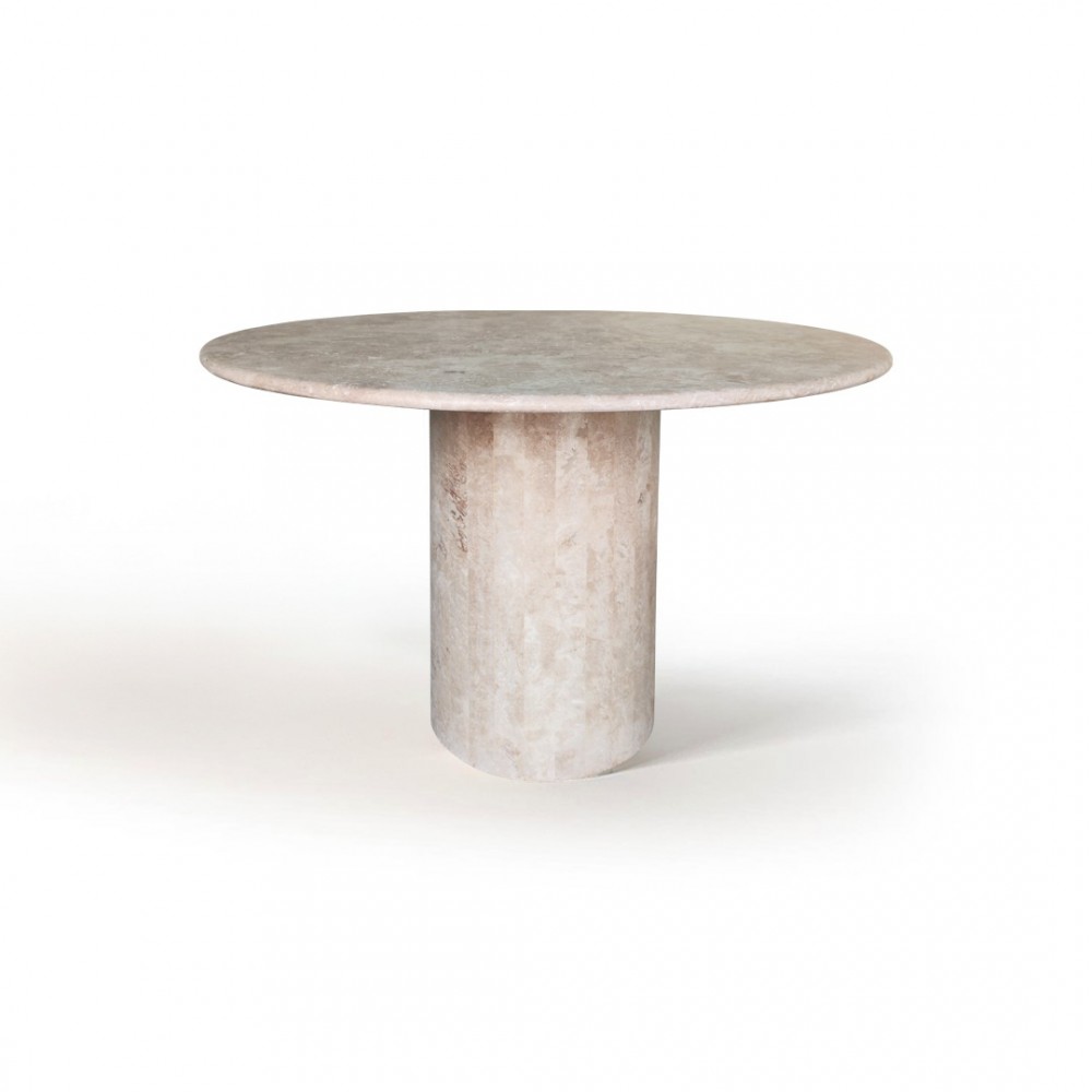 Silindir - Traverten Yemek Masası Silindir - Traverten Yemek Masası