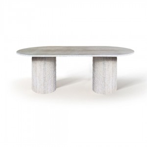 Natural  -Traverten Yemek Masası